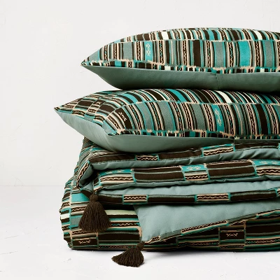 Jungalow Sun In The Water Duvet Cover & Sham Set Teal - Opalhouse™ Designed With Jungalow™ - Image 5