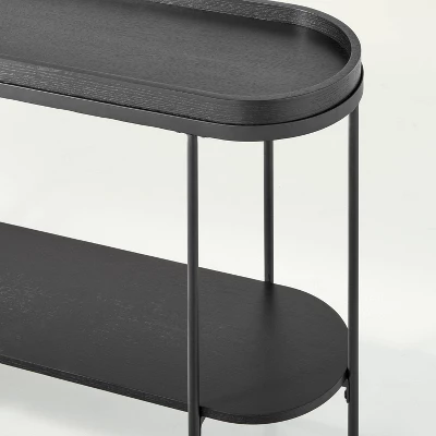 Wood & Metal Console Table - Black - Hearth & Hand™ With Magnolia - Image 3