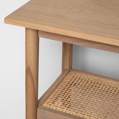Wood & Cane Console Table - Hearth & Hand™ With Magnolia - Image 3