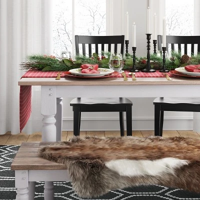 2pk Holden Slat Back Dining Chair Black - Threshold™ - Image 5