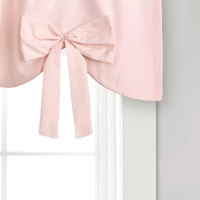 18"x52" Melody Bow Valance Blush - Lush Décor - Image 2