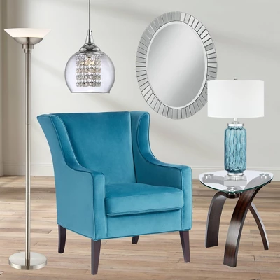 Possini Euro Design Metro Modern Torchiere Floor Lamp 71" Tall Brushed Nickel Frosted White Acrylic Shade For Living Room Reading Bedroom Office House - Image 5