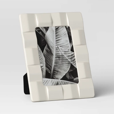 Stoneware Table Frame Matte Cream - Threshold™ - Image 4