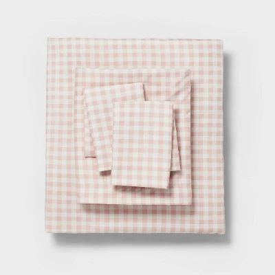 Dash Stripe Printed Microfiber Reversible Comforter & Sheets Set Ivory/Light Pink - Room Essentials™ - Image 6