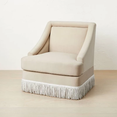 Alberhill Velvet Accent Chair With Fringe - Opalhouse™ Designed With Jungalow™ - Image 7
