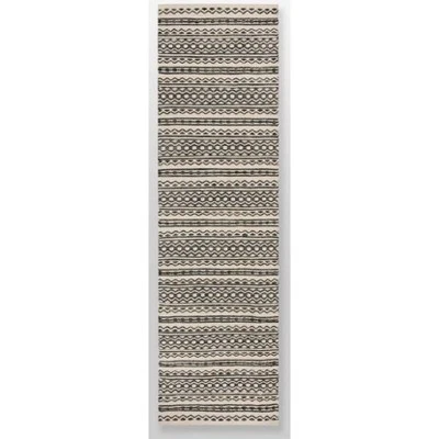 Norwalk Stripe Rug Black/White - Threshold™