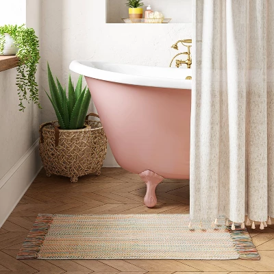Striped Woven Bath Rug - Opalhouse⢠- Image 2