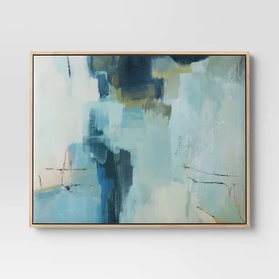 2pk 16" X 20" Abstract Pair Framed Wall Canvases - Threshold™ - Image 3