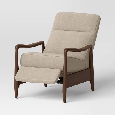 Dusk Mid-Century Wooden Arm Recliner - Threshold™ - Image 4