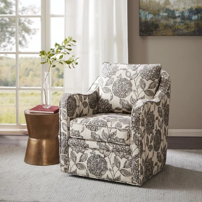 Mitchell Wide Seat Swivel Armchair - Madison Park