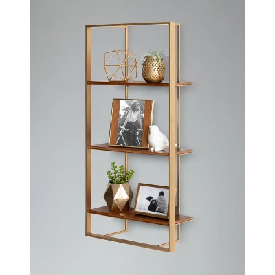 15" X 32" Kercheval Modern Wood Shelf - Kate & Laurel All Things Decor - Image 5