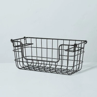 Stacking Wire Storage Basket Matte Black - Hearth & Hand™ With Magnolia - Image 4