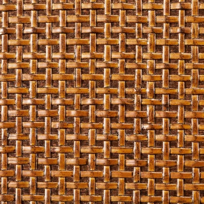 40" 4-Shelf Wood & Cane Transitional Ladder Bookshelf - Brown - Hearth & Hand™ With Magnolia - Image 7