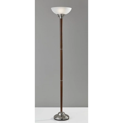 3-way Alta Floor Lamp Brown - Adesso