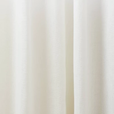 1pc Sheer Banded Geo Macrame Window Curtain Panel White - Opalhouse™ Designed With Jungalow™ - Image 3