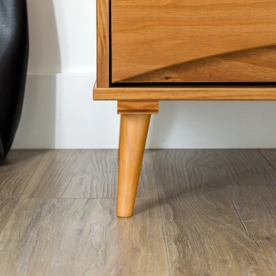 Mid-Century Modern Contoured 5 Drawer Chest Of Drawers - Saracina Home - Image 10