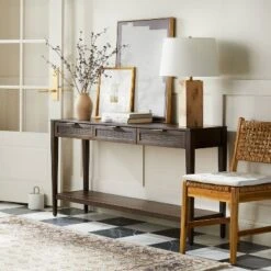 East Bluff Woven Drawer Console Table - Threshold™ Designed With Studio McGee