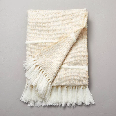 Heathered Stripe Woven Throw Blanket - Hearth & Hand™ With Magnolia - Image 3