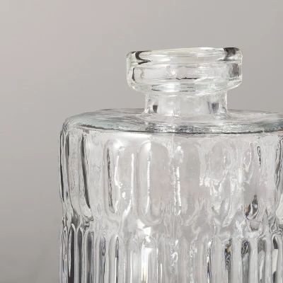 Ribbed Clear Glass Bud Vase - Hearth & Hand™ With Magnolia - Image 3