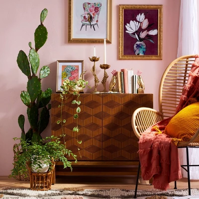 Lily Rattan Armchair With Metal Legs - Assembly Required - Opalhouse⢠- Image 6