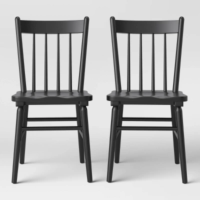 Set Of 2 Hassell Wood Dining Chair - Threshold™ - Image 5