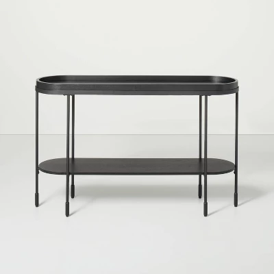 Wood & Metal Console Table - Black - Hearth & Hand™ With Magnolia - Image 2