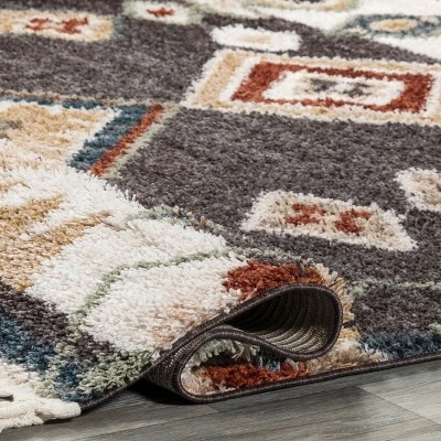 NuLOOM Southwestern Rosemarie Moroccan Tassel Shag Area Rug - Image 3