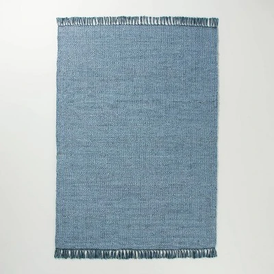 Solid Jute Area Rug Faded Blue - Hearth & Hand™ With Magnolia - Image 6