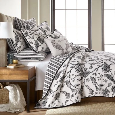 Tanzie Black Quilt Set - Black & White - Levtex Home - Image 5
