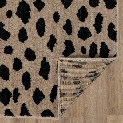 Daffodil Leopard Print Woven Rug - Threshold™ - Image 4