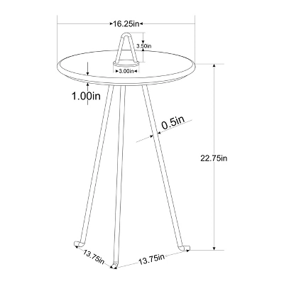 Marble Top Accent Table - Hearth & Hand™ With Magnolia - Image 5