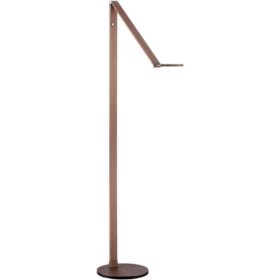 Possini Euro Design Magnum Modern Task Floor Lamp 61" Tall French Bronze Brown Metal LED Adjustable For Living Room Reading Bedroom Office House Home - Image 6