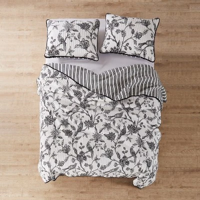 Tanzie Black Quilt Set - Black & White - Levtex Home - Image 3
