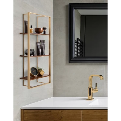 15" X 32" Kercheval Modern Wood Shelf - Kate & Laurel All Things Decor - Image 6