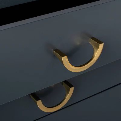 Quail Hill 3 Drawer Nightstand Mount Etna Blue - Threshold™ Designed With Studio McGee - Image 2