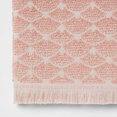 Scallop Towel Clay Pink - Threshold™ - Image 2