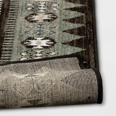 Buttercup Diamond Vintage Persian Woven Rug - Opalhouse - Image 3