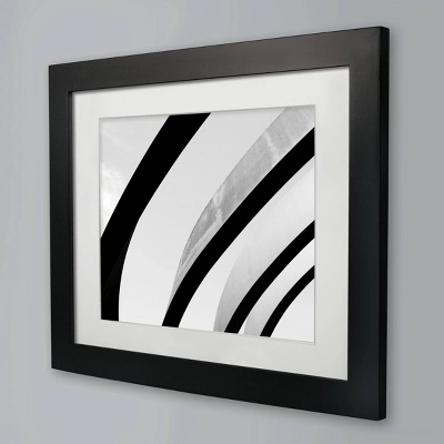 14" X 18" Matted To 11" X 14" Wide Gallery Frame Black - Room Essentials™