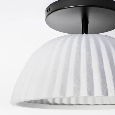 Scalloped Semi-Flush Mount Ceiling Light - Threshold™ Designed With Studio McGee - Image 3