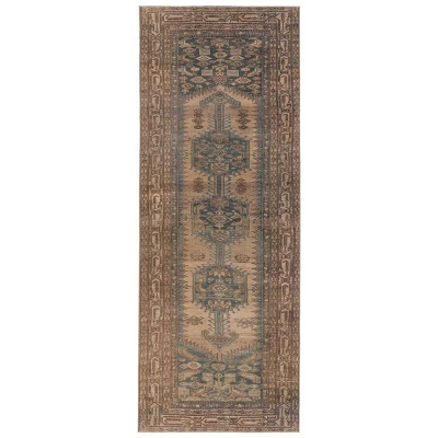Reeves Medallion Runner Rug Brown/Blue - Jaipur Living - Image 5