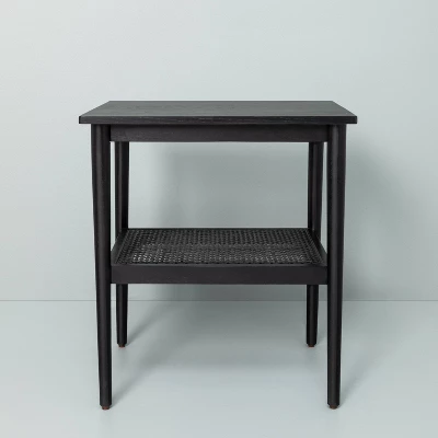 Wood & Cane Square Accent Side Table - Hearth & Hand™ With Magnolia - Image 2