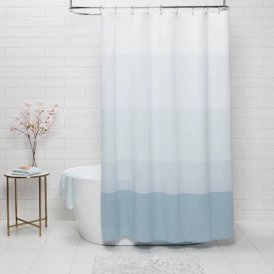 Shower Curtain Ombre Aqua - Threshold™