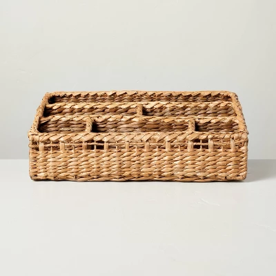 Woven Multipurpose Compartment Caddy Natural - Hearth & Hand⢠With Magnolia - Image 2