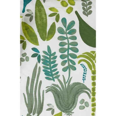Jardin Shower Curtain Green/Blue - Jungalow By Justina Blakeney