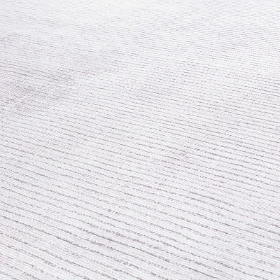 World Rug Gallery Contemporary Distressed Stripe Machine Washable Area Rug - Image 5