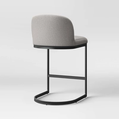 2pk Jules Cantilever Armless Upholstered Counter Height Barstool - Threshold™ - Image 4