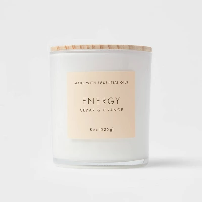 Wood Lidded Glass Wellness Energy Candle - Threshold™ - Image 4
