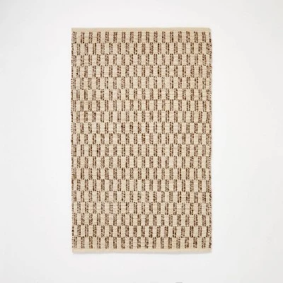 Checkered Stripe Rug Brown - Threshold™ Designed With Studio McGee - Image 4