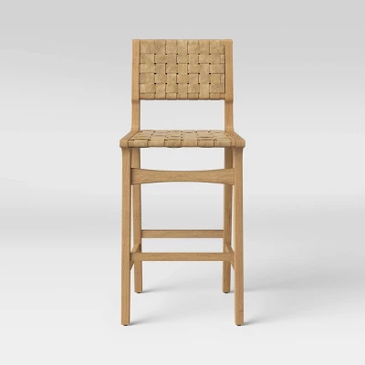 Ceylon Woven And Wood Barstool - Threshold™ - Image 7