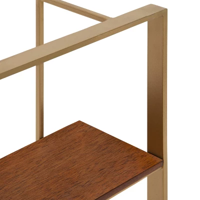 15" X 32" Kercheval Modern Wood Shelf - Kate & Laurel All Things Decor - Image 3